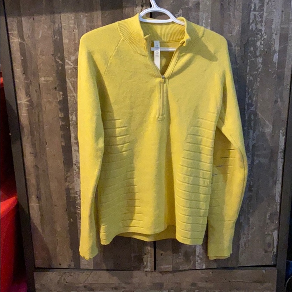 Lululemon knit half zip sweater